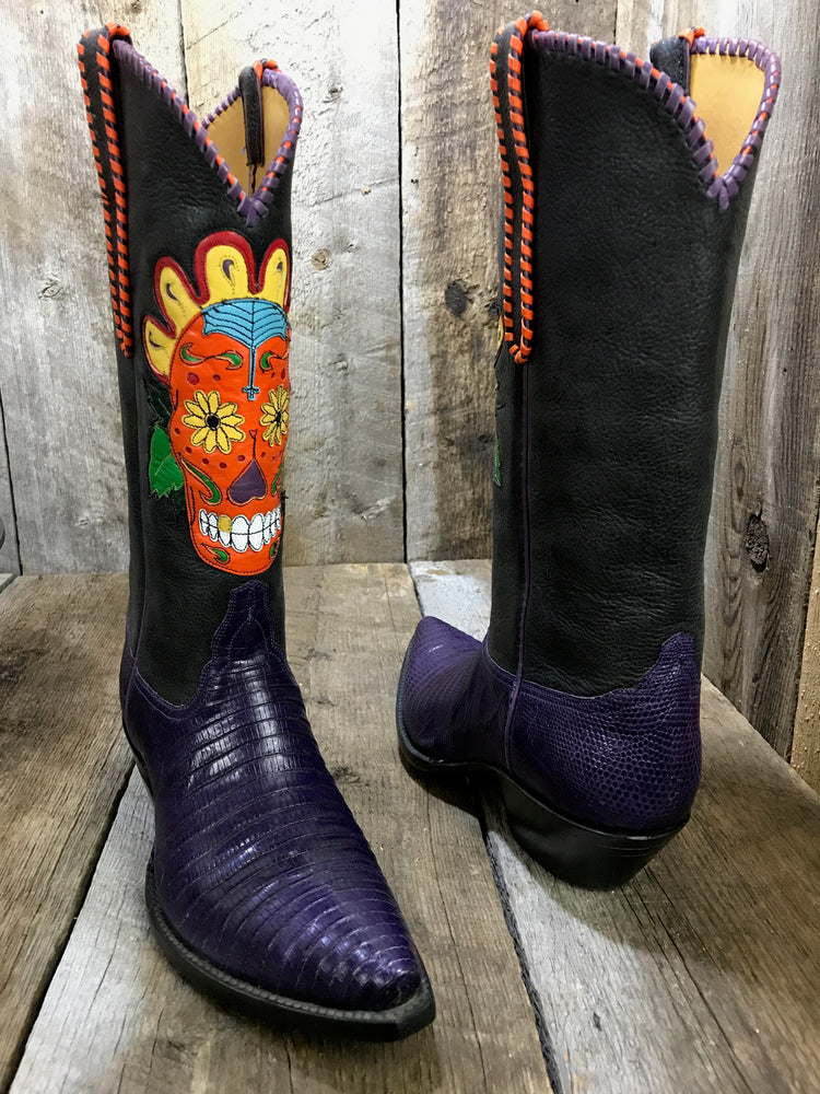 Day Of The Dead Teju Lizard Tres Outlaws Women's Classic 1784
