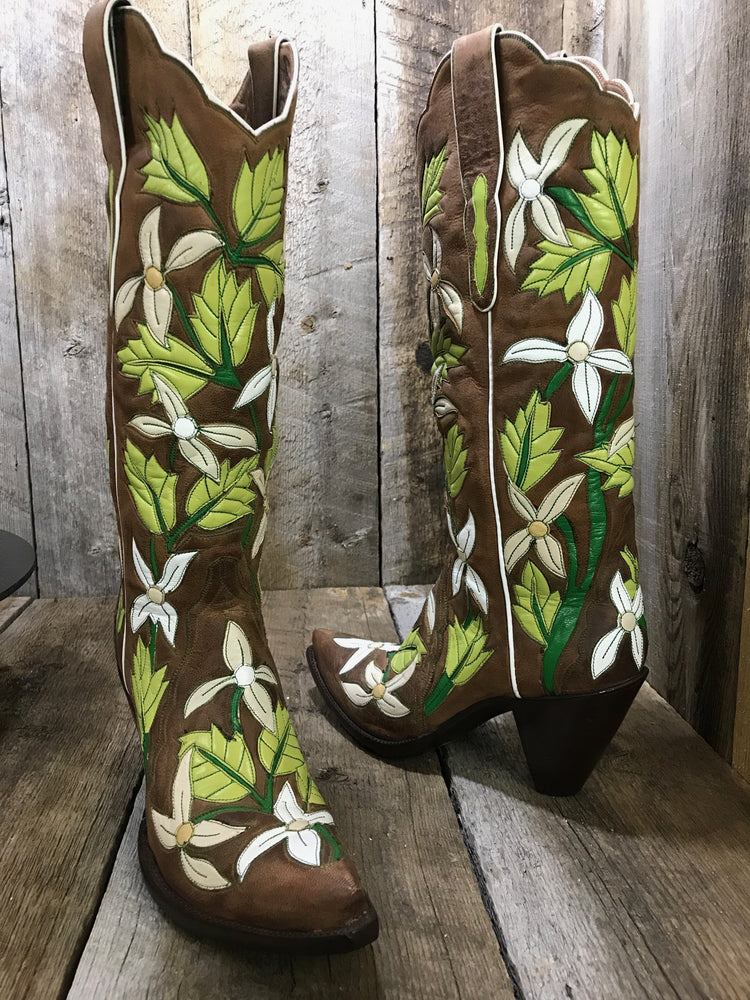 White Birches Bower Tres Outlaws Women's Tall Boot 1983 * $3,200 / $1,995