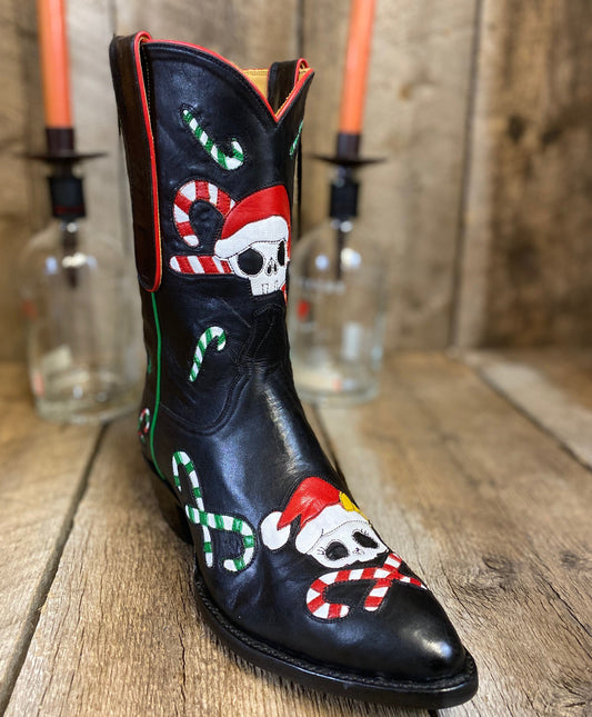 Candy Cane Elf Black Kangaroo Women's Classic 2581 *