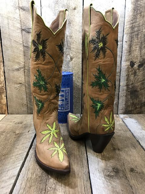 Indian Green Tres Outlaws Women's Tall Boot 1617