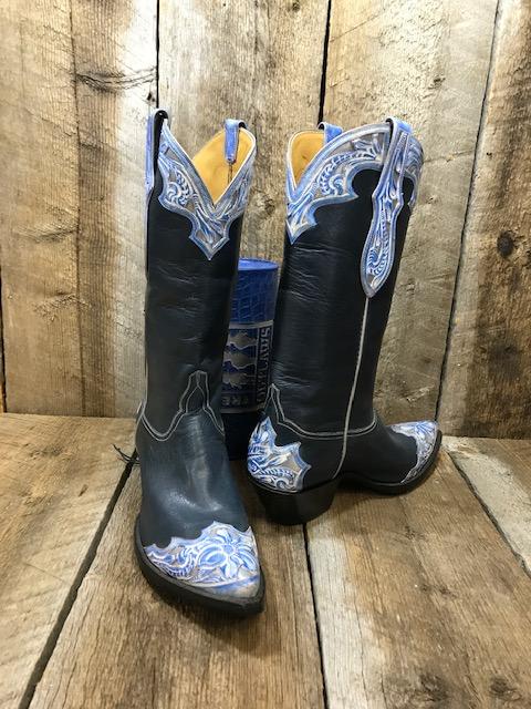 Blue Tooled Tres Outlaws Women's Classic Boot 2025 *