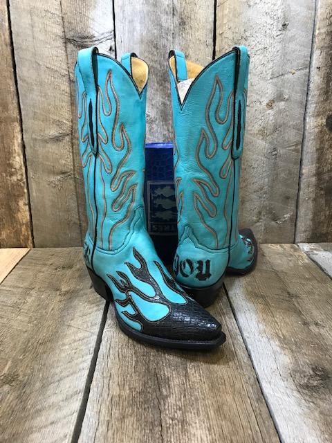Turquoise & Black Gator U.F Women's Classic 2033