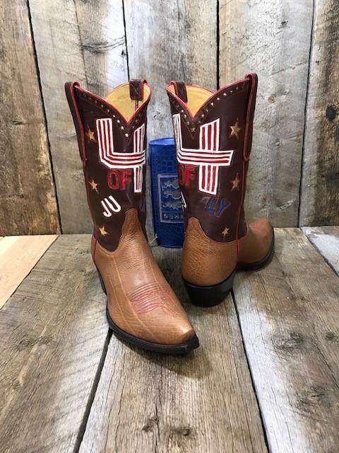 "Fourth Of July " Tres Outlaws Men's Classic Boot 4027