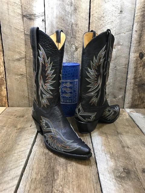 Ostrich Black  All Over Stitch Tres Outlaws Women's Classic Boot 1951 *