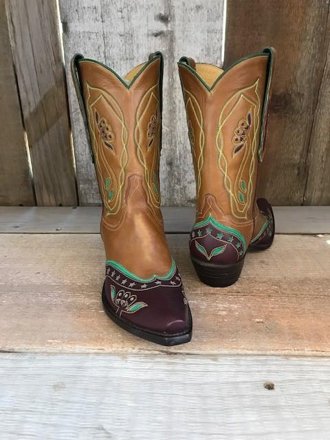 Buffalo  Butterflies Mary Lou Tres Outlaws Women's Classic Boot 1464 @