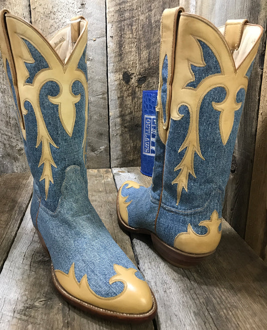 Denim & Natural Mule Men's Classic 2704