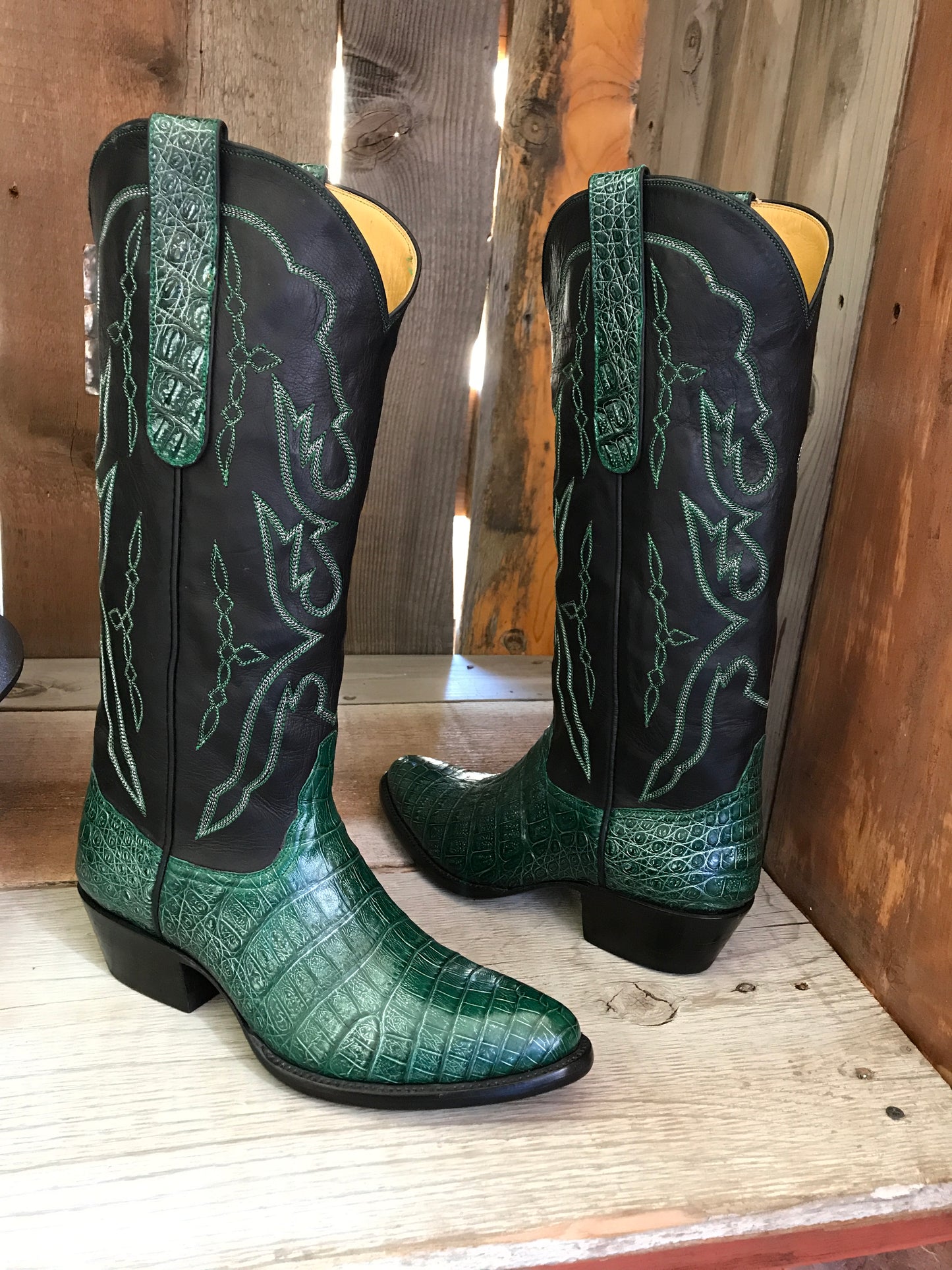 Crocodile Green Tres Outlaws Women's Classic Boot  1719 *