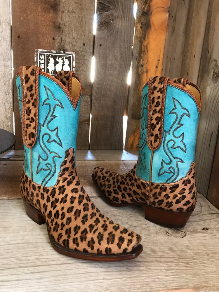 Leopard Hair on Calf  Tres Outlaws Classic  Boot 1662 *