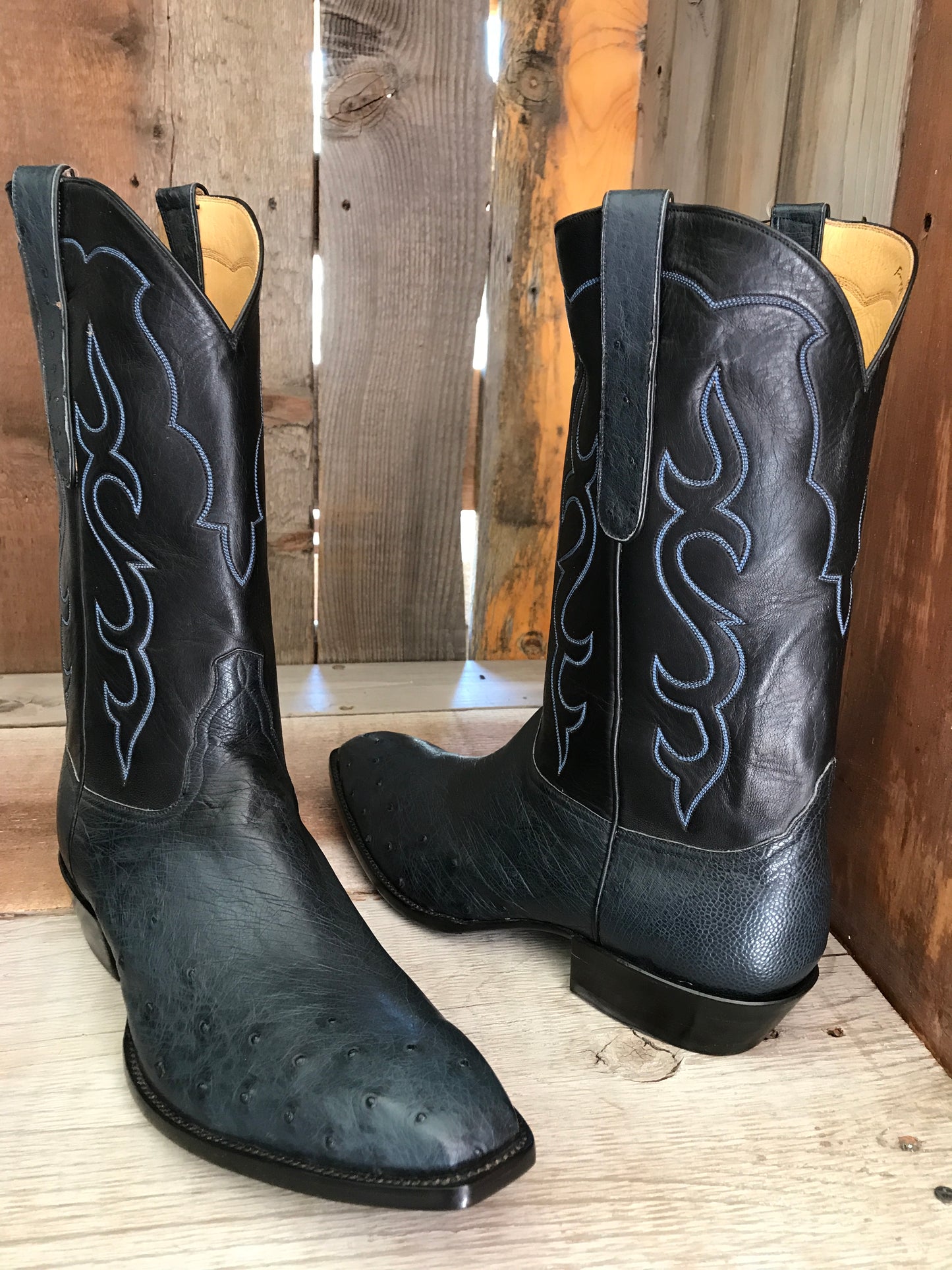 Ostrich, Buffalo & Calf Men's Classic Boot 4606