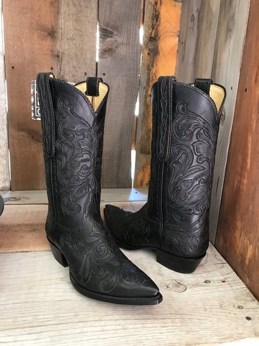 Hand Tooled Old Scroll Men's Classic 3933