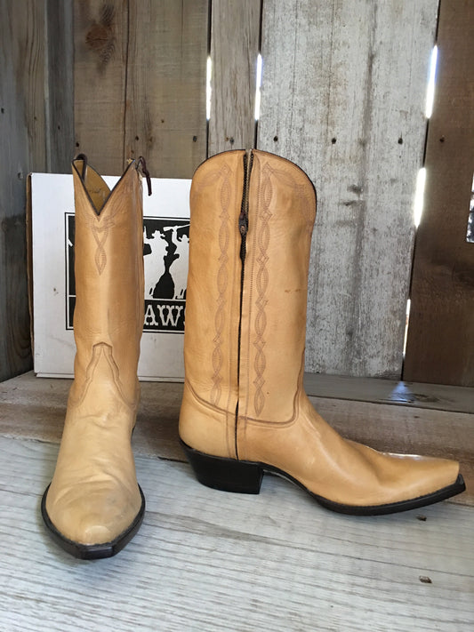 Natural Soft Calf W Side Zippers  M3401